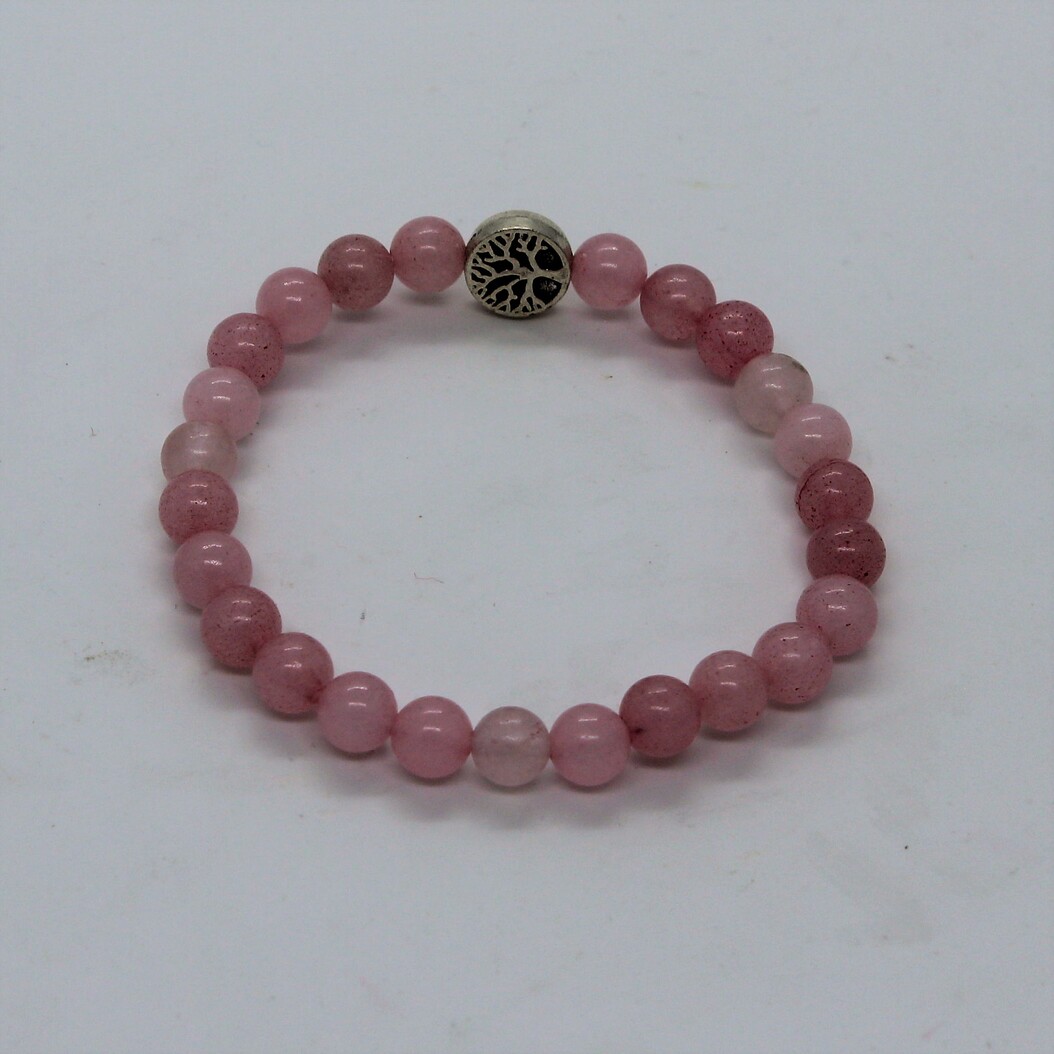 Buy Reiki Crystal Products Natural Rose Quartz Stone Reiki Healing Crystal  Healing Bracelet for Women Pink at Amazonin